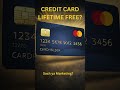 Lifetime Free Credit Card ka sach 🤯