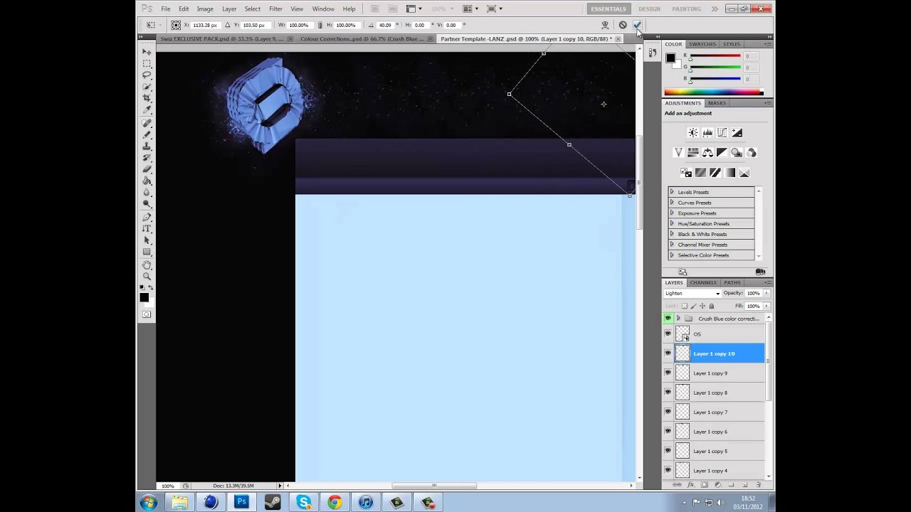 SpeedArt #6 OhhSway BG by CRT