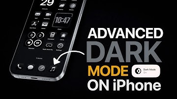 How To Remove iPhone Dock Background Without Action Button | ADVANCE DARK MODE