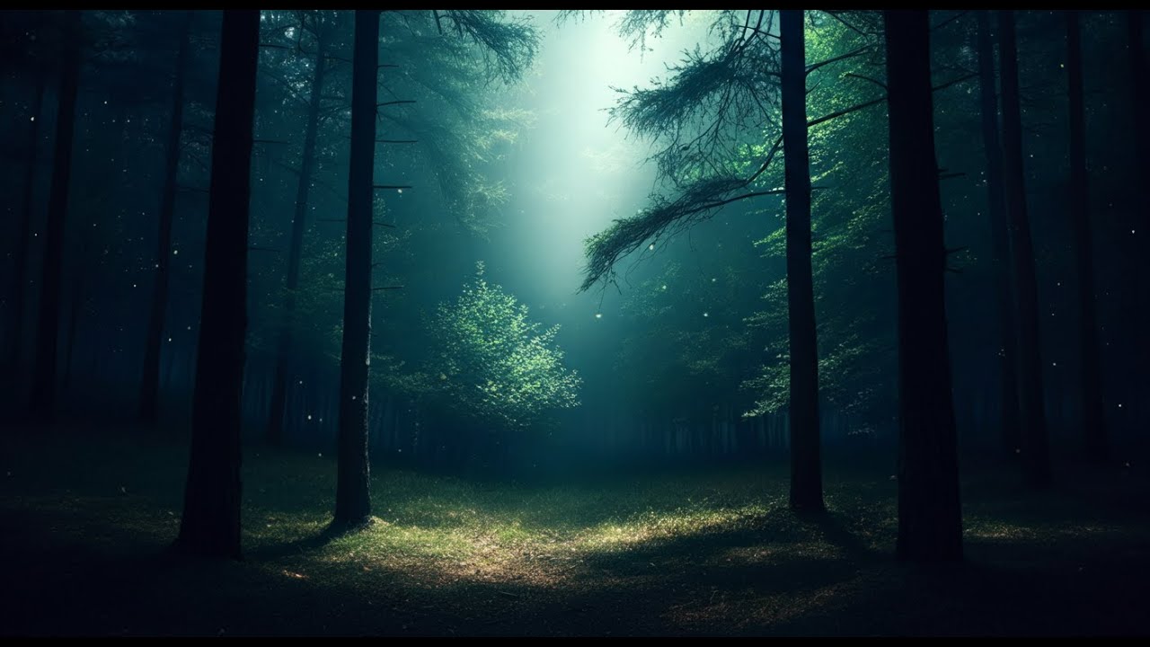 Bosque Nocturno Acariciado por el Viento LIGERO (6H) | Duerme, Estudia, Relájate 😴