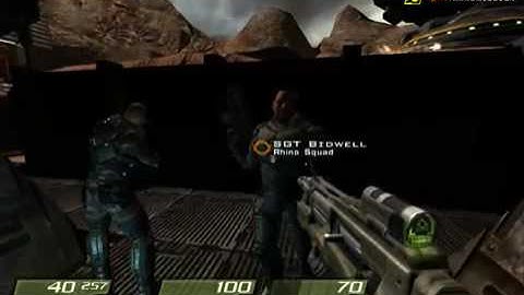 Quake 4 Level 2 Air Defense Trenches