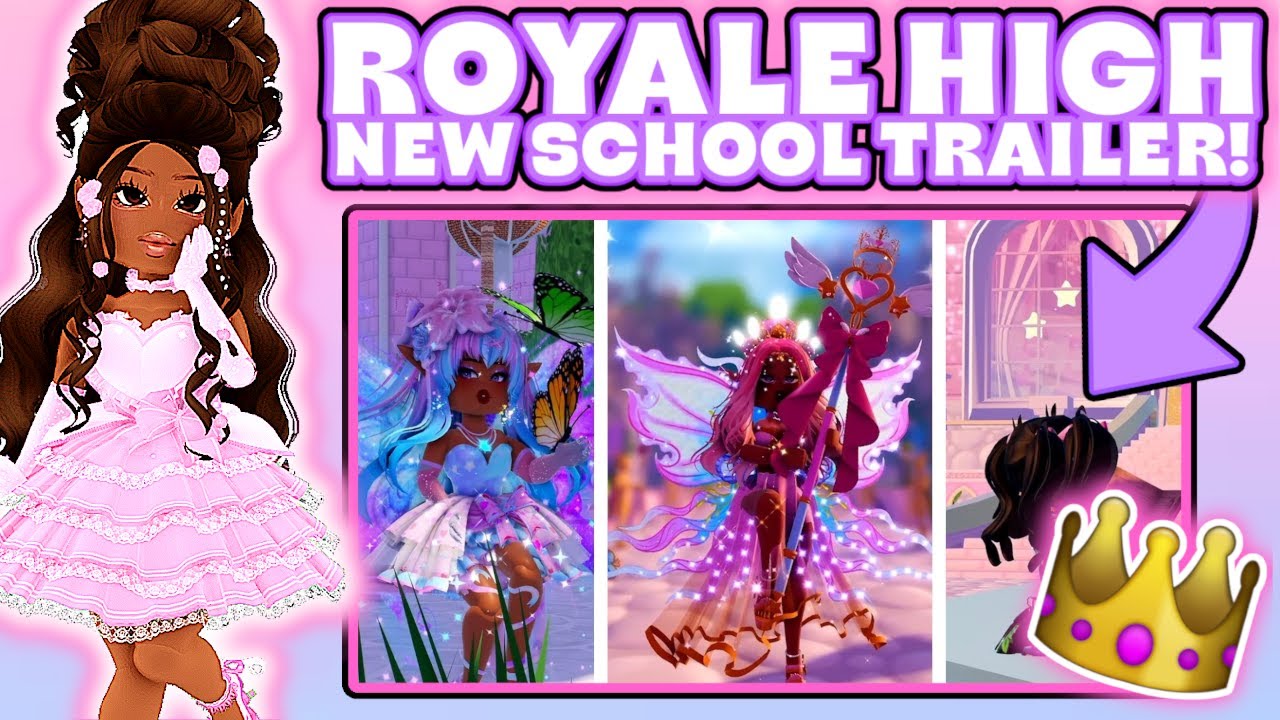 REACTING TO THE ROYALE HIGH 3 NEW SCHOOL TRAILER! ✨