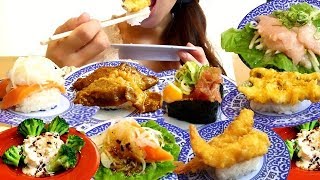 【回転寿司】くら寿司限界まで食べる！【限界食い】次回予告あり！【スイーツちゃんねるあんみつのランチ】