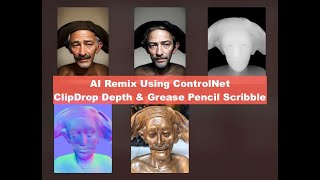 BSLIVE Stable Diffusion with Depth and Scribble ControlNet