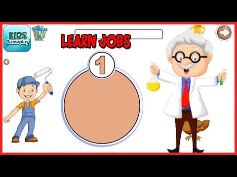 kids-learn-profession---learning-jobs-and-occupations---educational-games-for-girls-and-boys