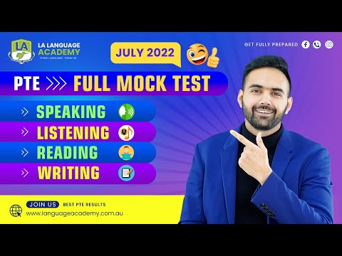 PTE Full Mock Test with Answers | July 2022 | Language Academy PTE NAATI & IELTS Online Classes