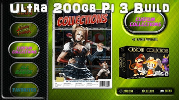 Huge 200gb Raspberry Pi 3 Build - 8000+ GAMES