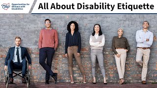 All About Disability Etiquette