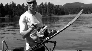 Slalom One Ski Deepwater starts - waterskiing instructional
