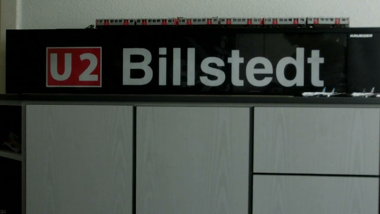 Rollbandanzeige DT3E / DT3N Hamburger U-Bahn.