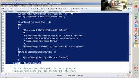 Input Validation Using try catch in a Loop