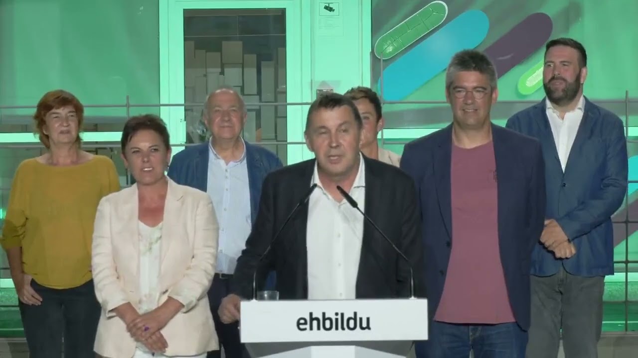 🔴 ¡ALTO Y CLARO! Mensaje de Arnaldo Otegi a las derechas españolas en la noche electoral