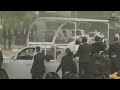 Human Sea Welcoming of Pope @Dr. John Garang Mausoleum Custom Juba for Ecumenical Pilgrimage Prayer