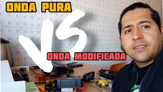 Onda pura o onda modificada