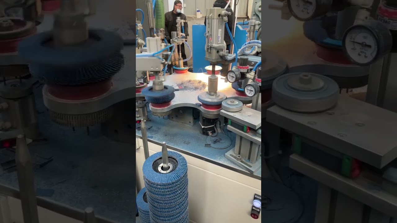 How are flap discs produced?
