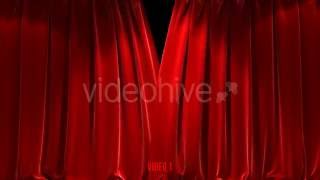 3D Realistic Red Curtains Opening & Closing Ver. 1 Motion Graphics