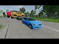 Small to Giant Cars vs Train Impact – BeamNG.drive