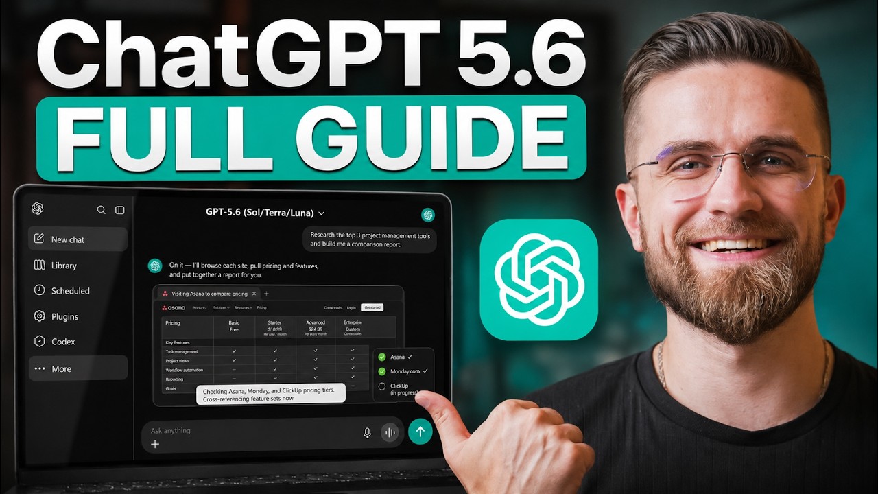 Ultimate ChatGPT Guide: How to Use ChatGPT 5.6 for Beginners (Luna, Terra, Sol)