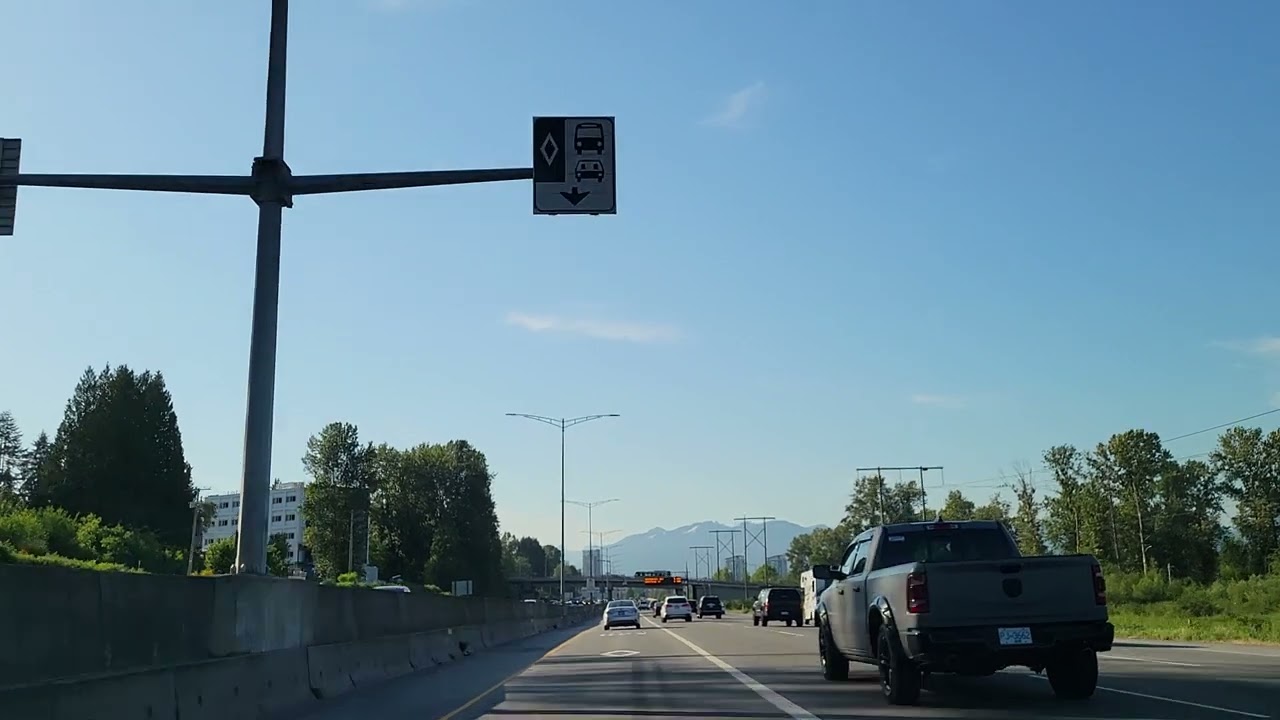 Driving from Surrey to North Vancouver, BC on the #1 Highway 🇨🇦