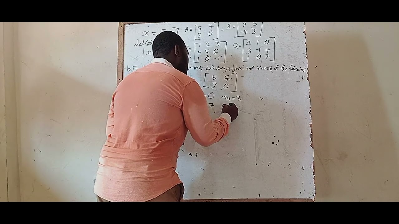 Lecture 2   2x2 Matrix 2