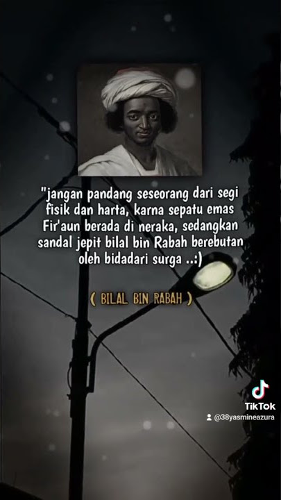 ayo kita belajar dari Bilal bin Rabah 😉#dakwahislam