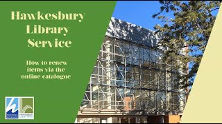 How to renew items via the online catalogue