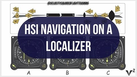 HSI Navigation on a Localizer