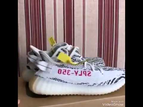 tenis yeezy boost zebra