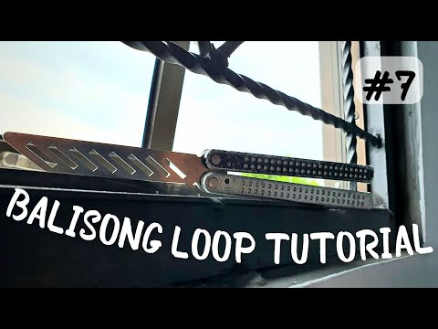 Beginner Balisong Loop Tutorial 7 - Twisted Basic Rollover Loop