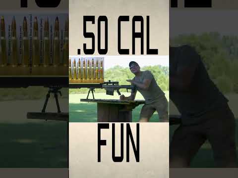 .50 Cal Fun #shorts #military #explosion