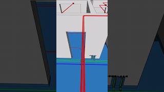 How to pipe electricity inside a building #virelshorts #foryou #electrical #emergencyegress