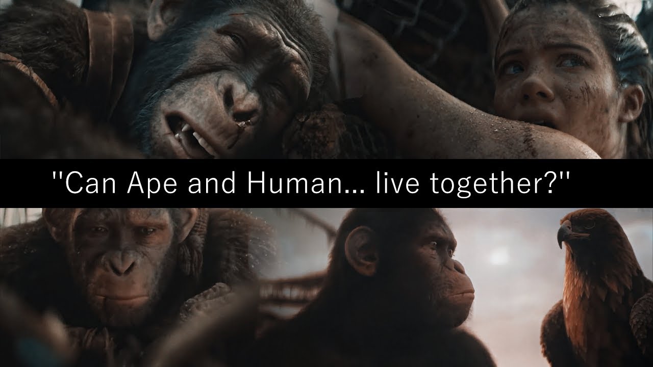 → ''Can Ape and Human... live together?''  |Kingdom of the Planet of the Apes| MV