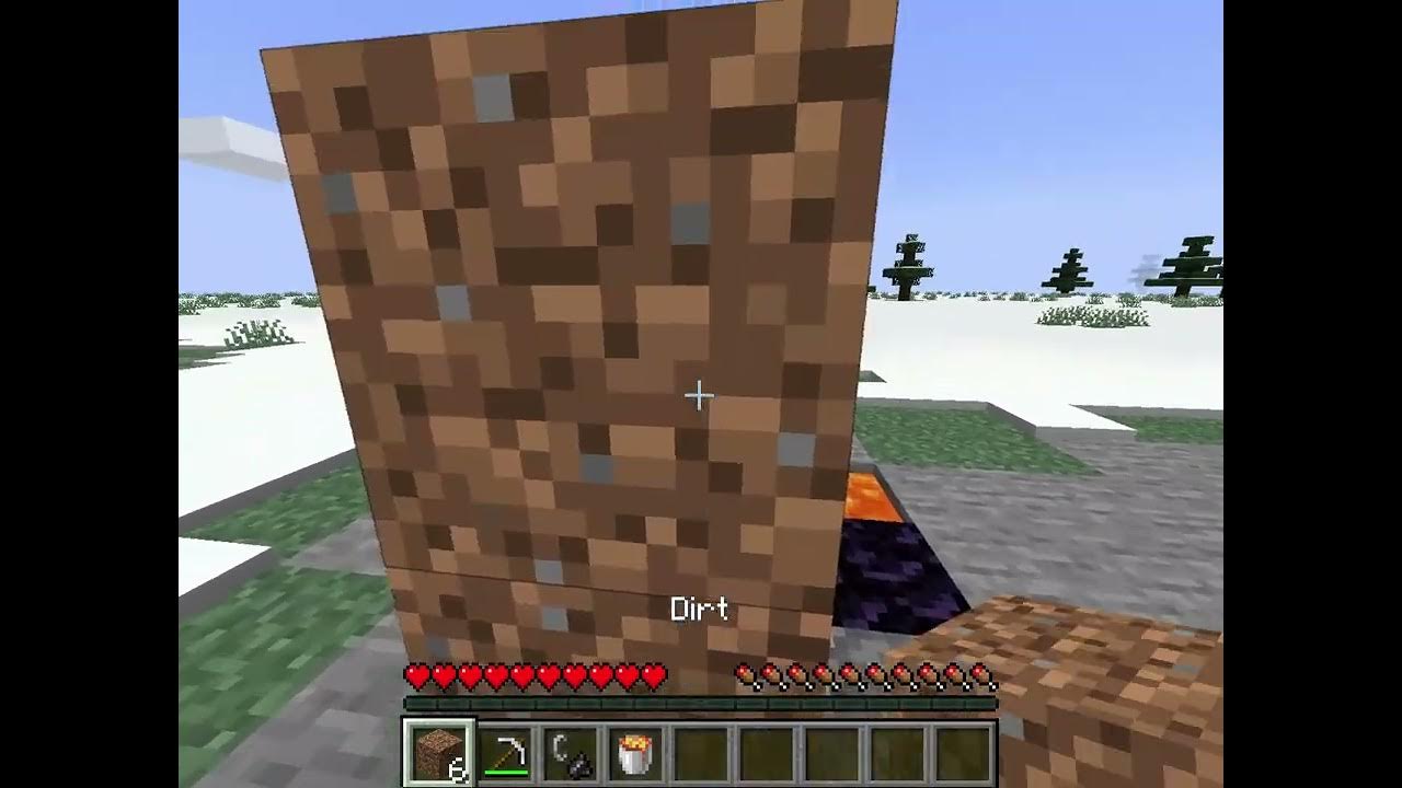 How to make a Nether portal (the speedrunner way) YouTube