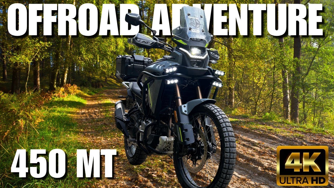 Testing the CF MOTO 450MT on Forest Trails - POV & RAW SOUND