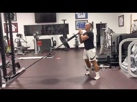 Split Squat Landmine Press JDT