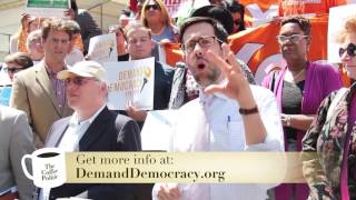 NY State Senator Daniel Squadron speaks out at the Demand Democracy Press Kickoff Event