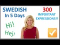 Learn Swedish in 5 Days - Conversation for Beginners