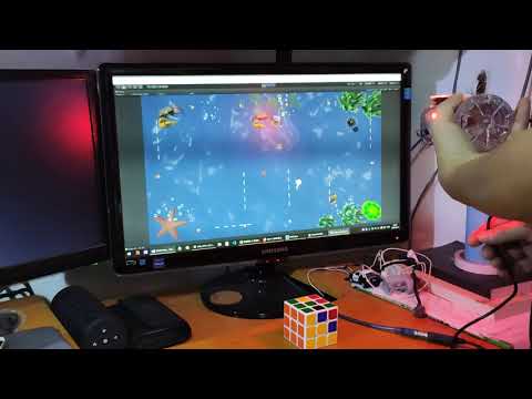 arduino与Unity游戏通过8266的6050陀螺仪实现互动并利用地磁仪进行自动矫正姿态和坐标