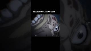 when Levi made a big mistake #anime #attackontitanedit #leviackerman #zekeyeager