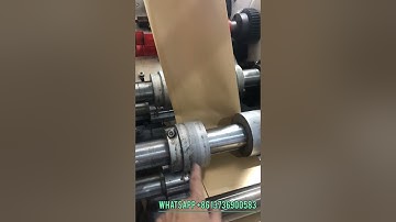 How to operate a square bottom paper bag making machine? #paperbag #paper