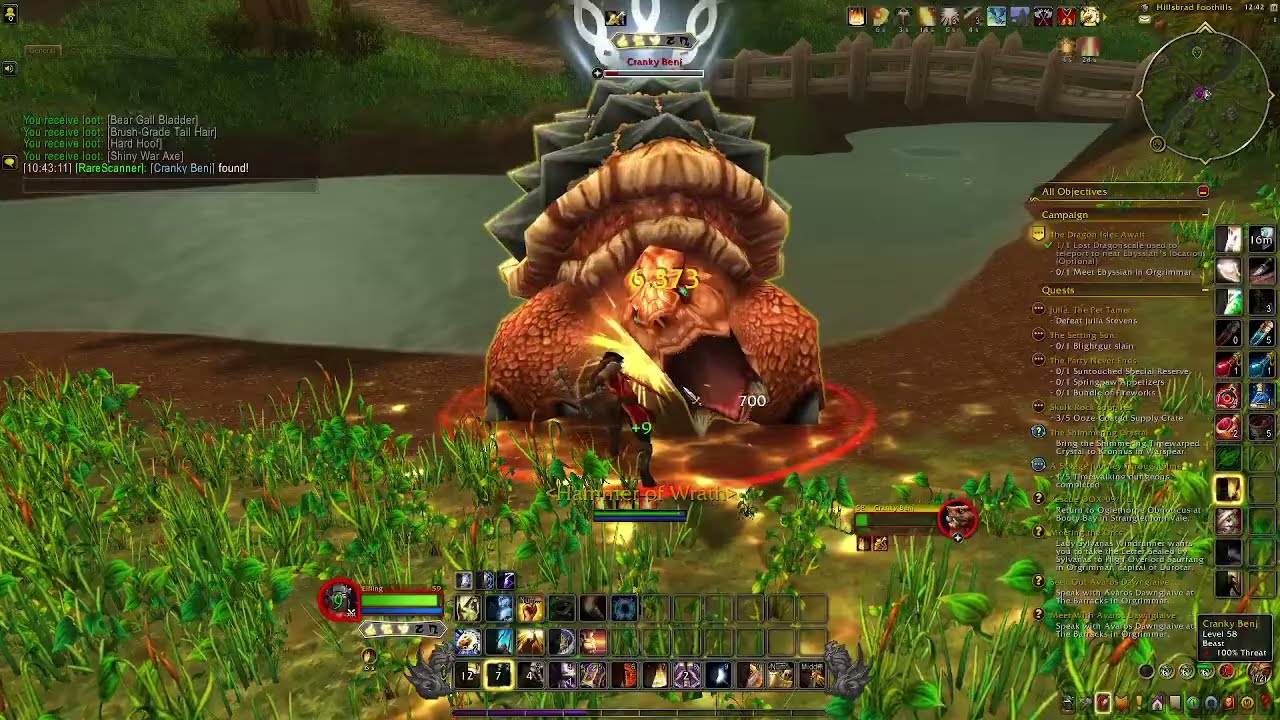 World of Warcraft - Blood elf road to level 71, saying good bye to Chromie