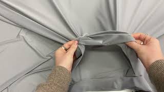 Sheer Spandex Lining- Cement Grey #15519