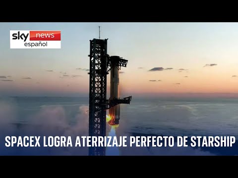 SpaceX logra capturar un cohete propulsor con brazos mecánicos por primera vez