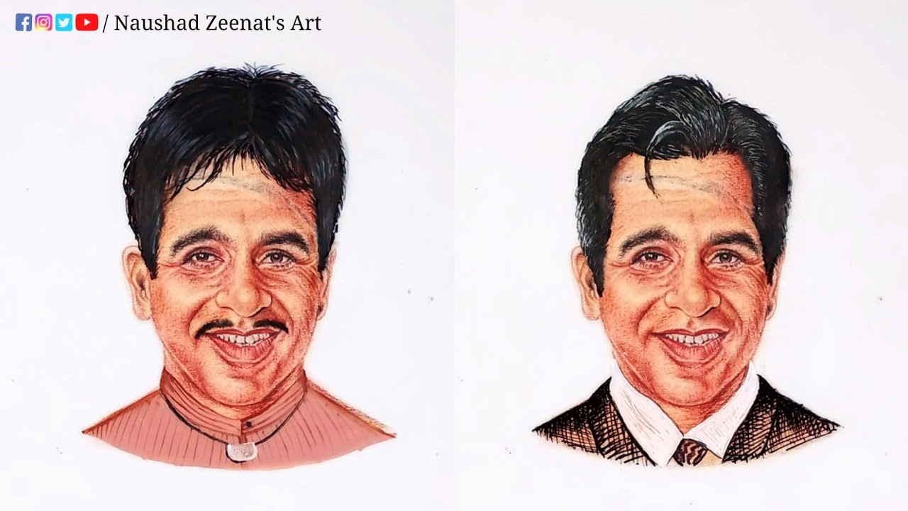 Dilip Kumar Bollywood Journey | Journey Art | Tribute To Dilip Kumar | Naushad Zeenat's Art
