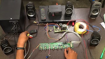 Bassoon and 5.1 Home Theater Pre - Amplifier Board Demo