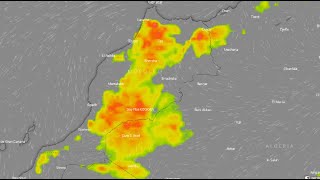 امطار جد قوية ايام 24/25/26/27 ماي الجاري 2020