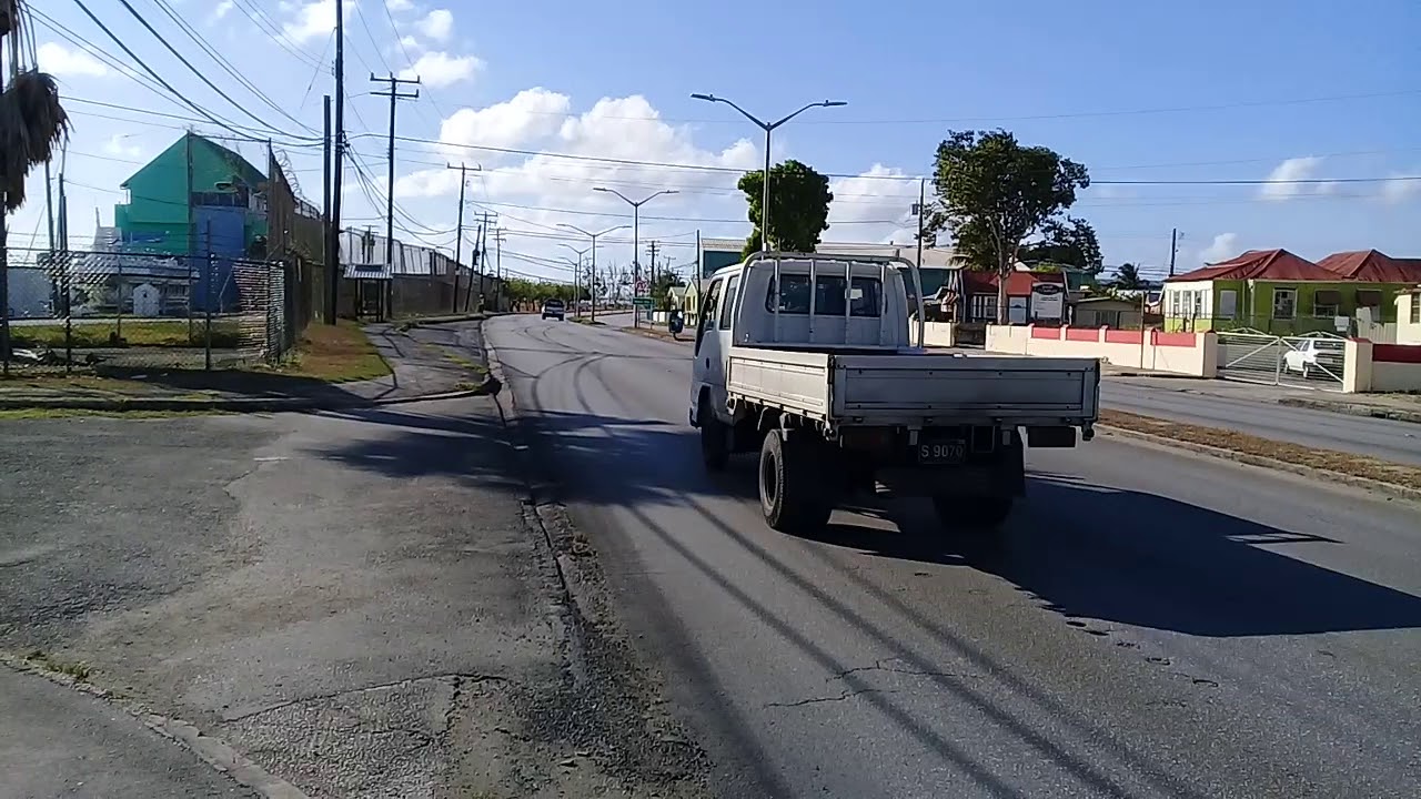 Holborn Circle with the junction at Mighty Grynner Highway Barbados🇧🇧
