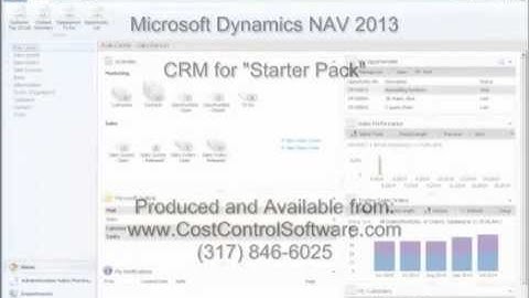 Microsoft Dynamics NAV 2013 - CRM Contacts and To-Do