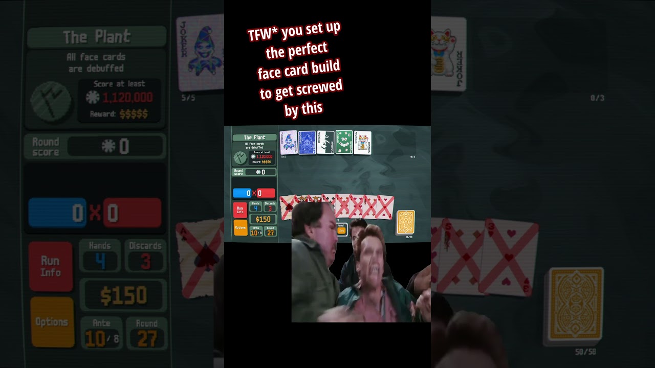 TFW this Blind happens with the perfect build* #balatro #meme #greenscreen #memes