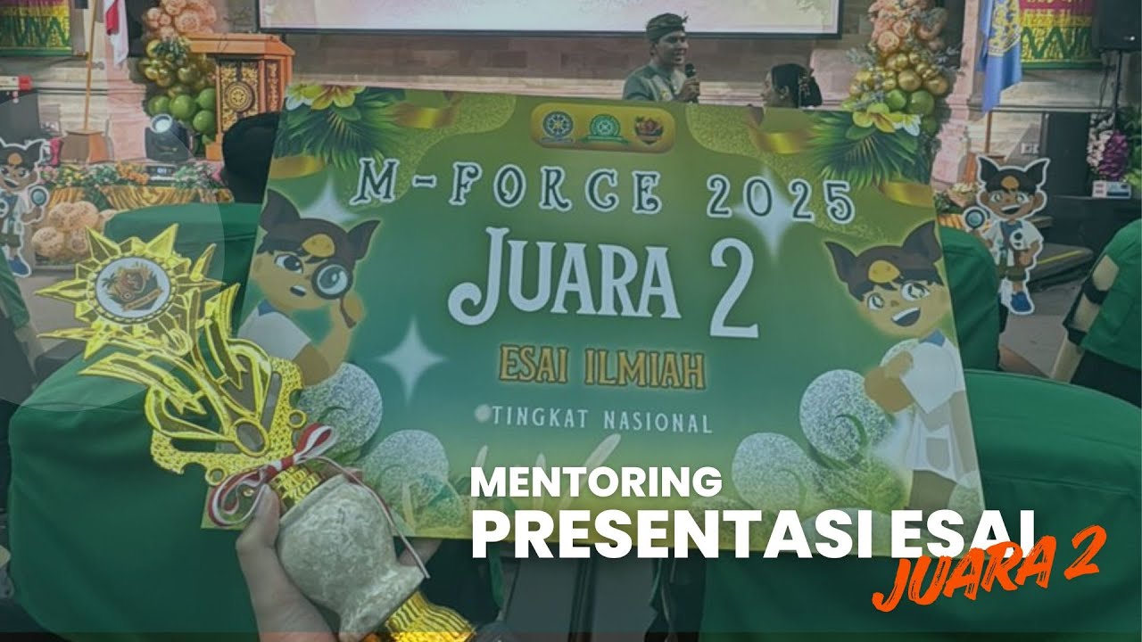 MENTORING PRESENTASI ESAI SISWA BALI (JADI JUARA 2)